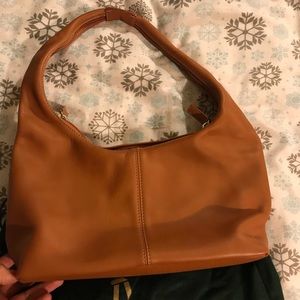 Dell’ga Brown leather bag